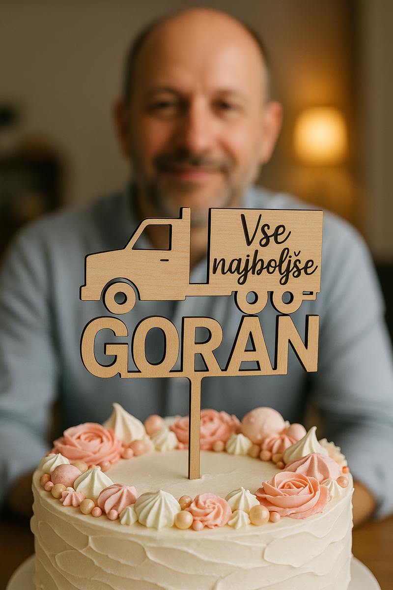 Napis za na torto šofer